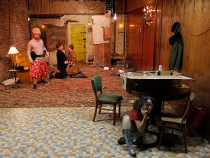 NCT's "The Walworth Farce"; photo by Chris Bennion