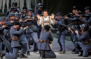 Brownlee as Tonio in the Met's Daughter of the Regiment; photo by Ken Howard