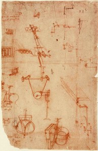 Sketch from Leonardo da Vinci's Codex Atlanticus