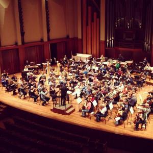 Morlot and SSO rehearsing Mahler 6