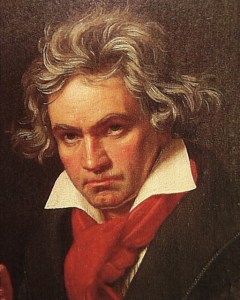 Portrait of Ludwig van Beethoven by Joseph Karl Stieler (1819)