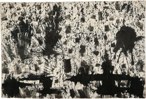 Mark Tobey, City Reflections, 1957. Sumi ink on paper. Collection Janet and Doug True. © 2014 Estate of Mark Tobey / Artists Rights Society (ARS), New York