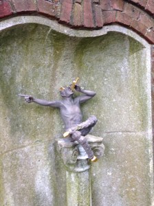 Francis Minturn Sedgwick after Beatrix Farrand, c. 1960; parcelgilt bronze.