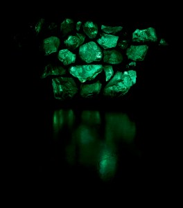 Leo Saul Berk: Clinkers, 2012. Duratrans, sculptural light box. 76 x 64 5/8 x 3 3/4 in. Frye Art Museum, 2013.002.